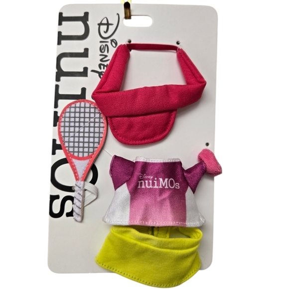Disney Store Japan Nuimos Tennis Outfit Set Pink and Yellow - Picture 1 of 4